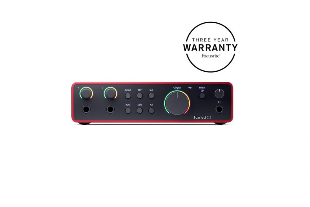 Focusrite Scarlett 2i2 (4Th Gen)
