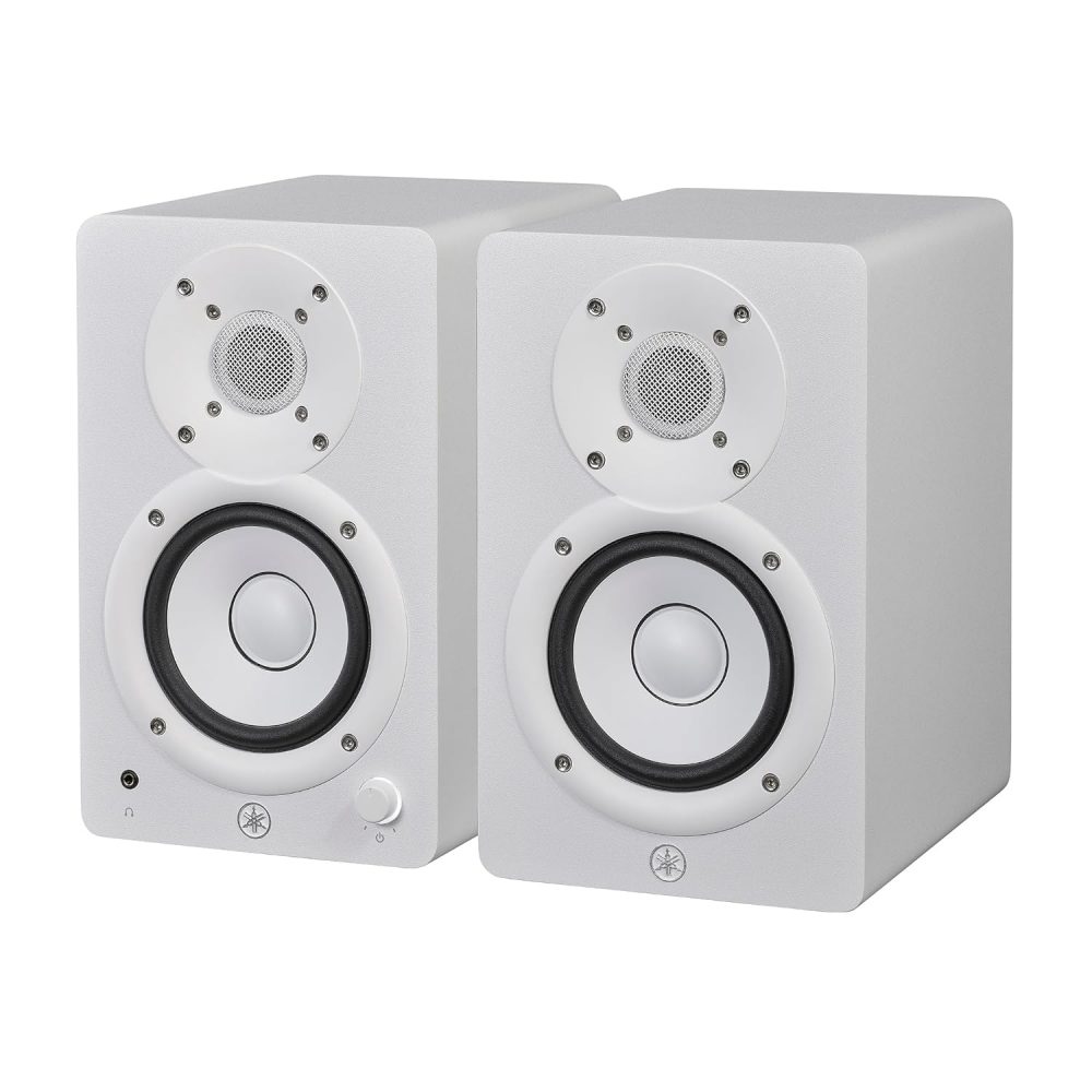 Yamaha HS4 Powered Studio Monitor Pair - White