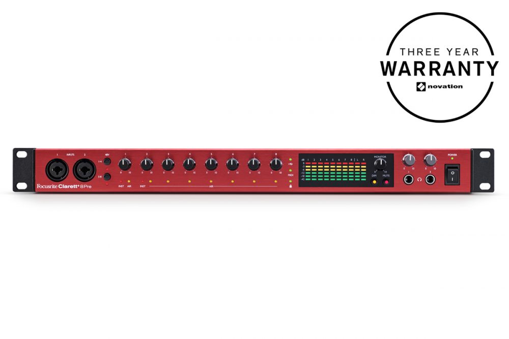 Focusrite Clarett+ 8Pre