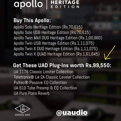 Universal Audio Apollo SOLO Thunderbolt 3 (Heritage Edition) - Image 2